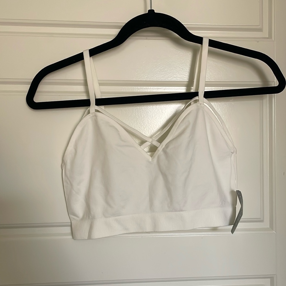 Forever 21 Plus Sizes Bra-let- White